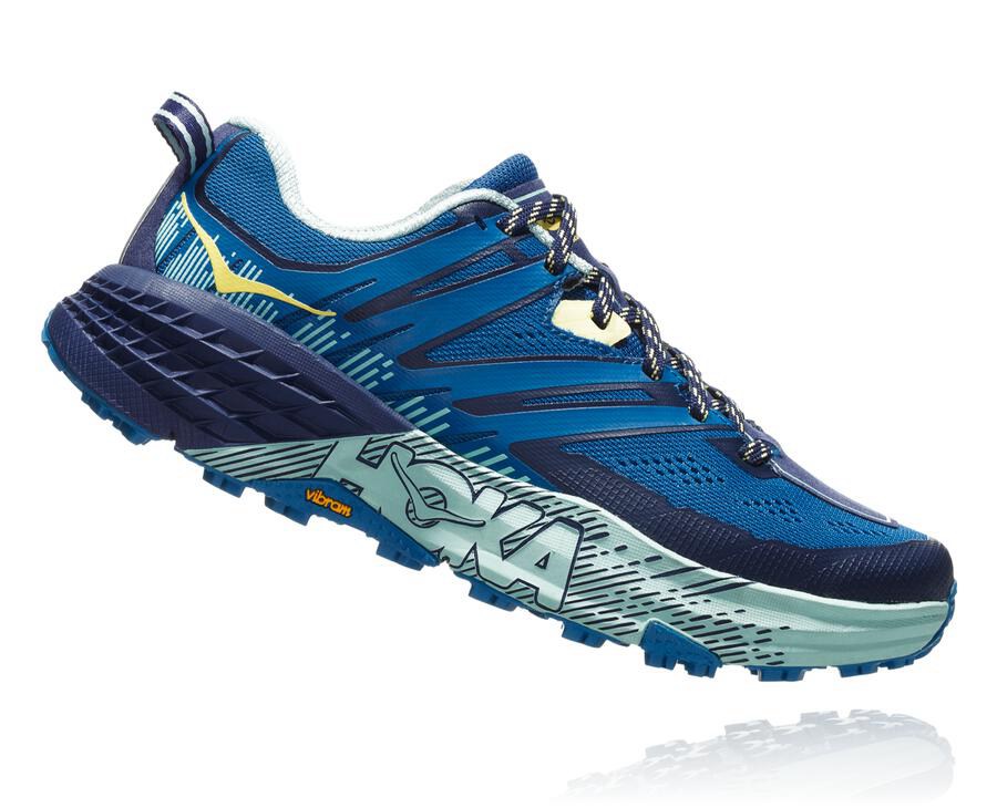 Hoka One One Trailsko Dame - Speedgoat 3 - Blå - 162397AJG